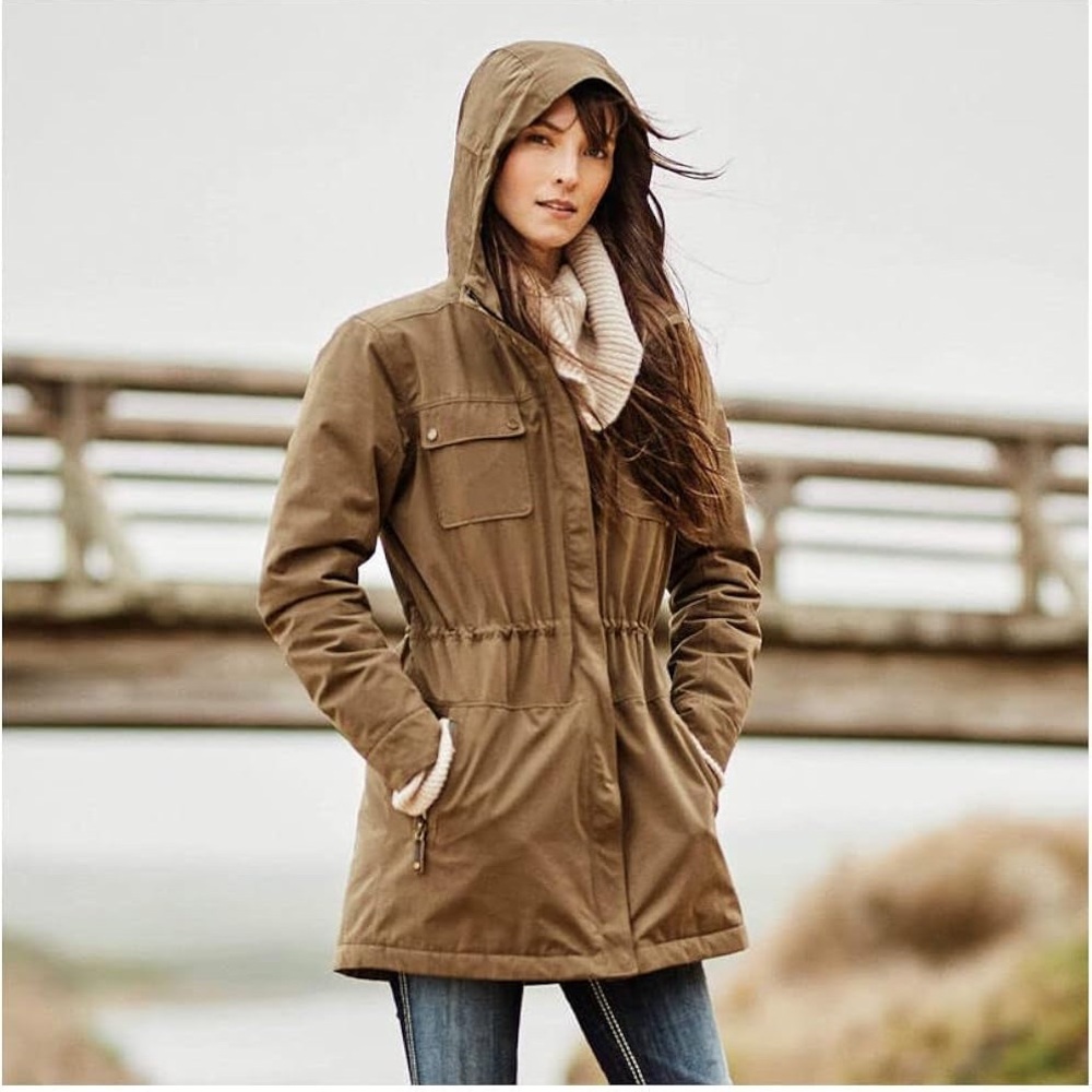 Ariat Argentium Parka Small in Earth WORN TWICE